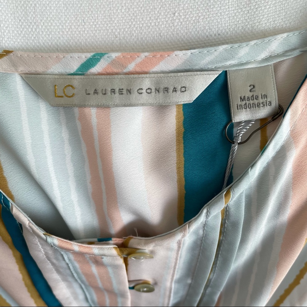 NWT LC Lauren Conrad Swept Ashore Dress sz 2 - Picture 10 of 15